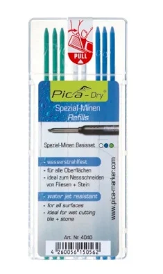  Wkłady wodoodporne 3 kolory Pica Dry 4040