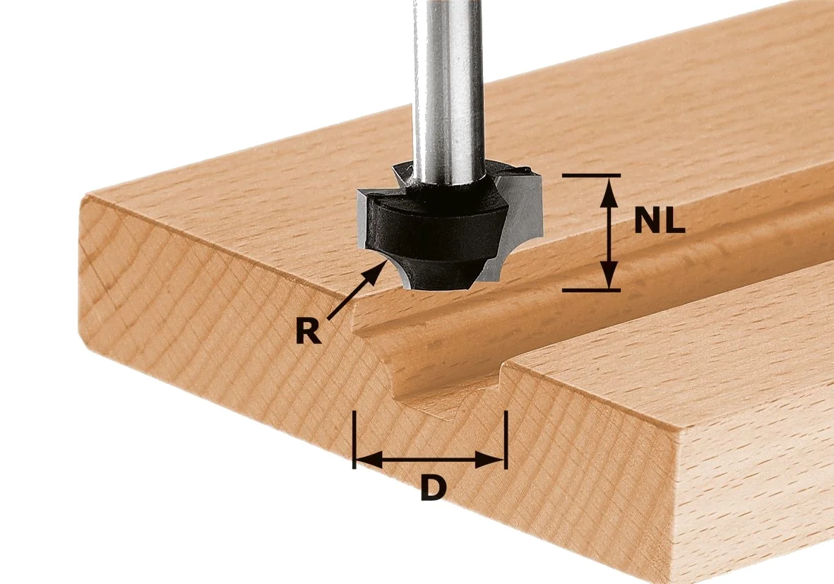 Festool Frez ćwierćwałkowy HW S8 D23/R6 