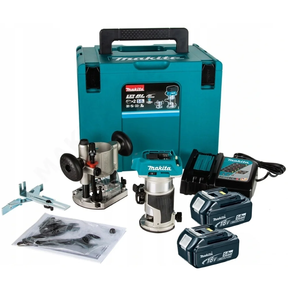 DRT50RTJX2 Zestaw 2 aku 5,0Ah + ładowarka + walizka makpac