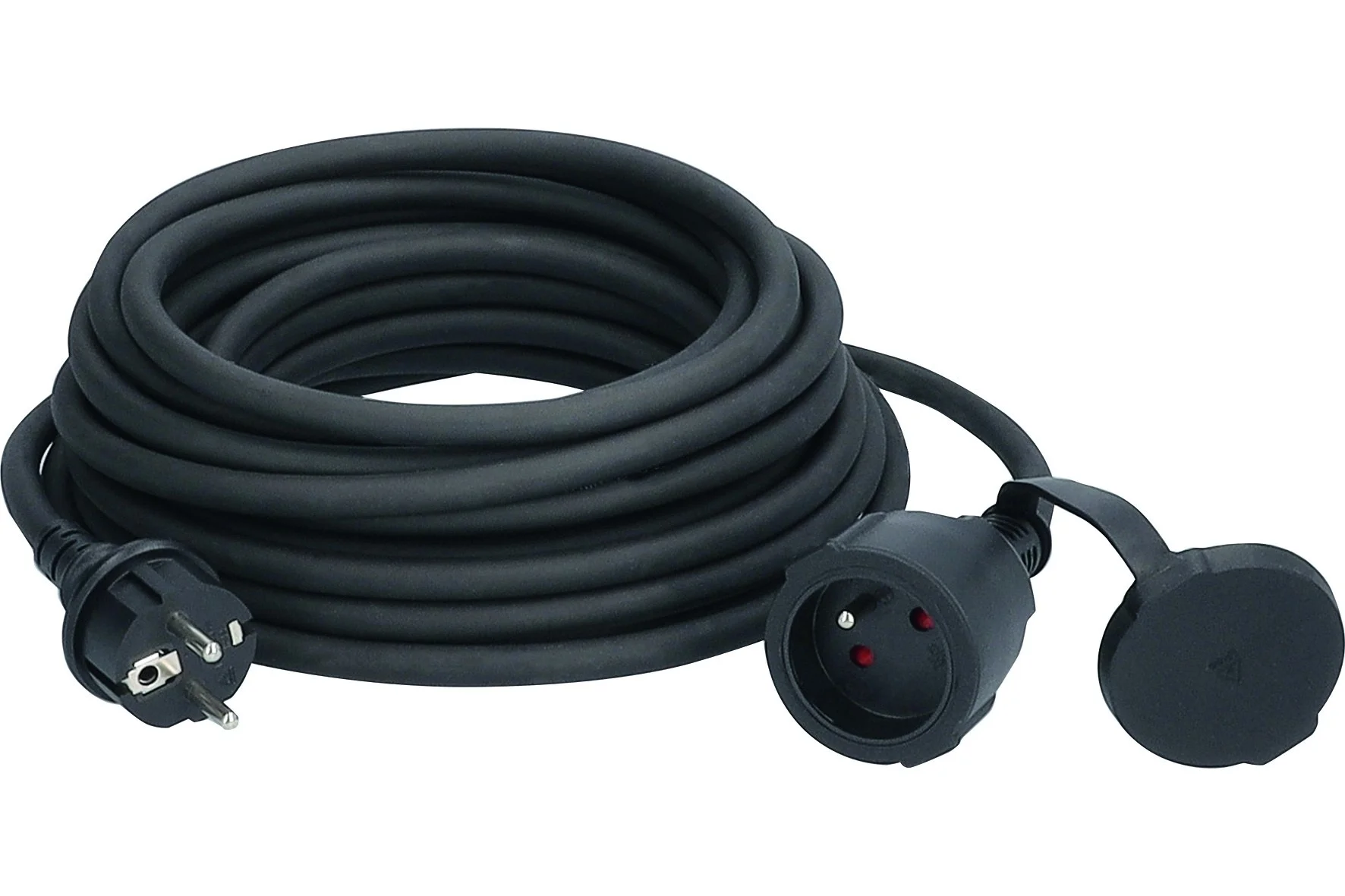 Przedłużacz 1-gniazdowy 20 m H07RN-F 3G2,5 IP44 "F"