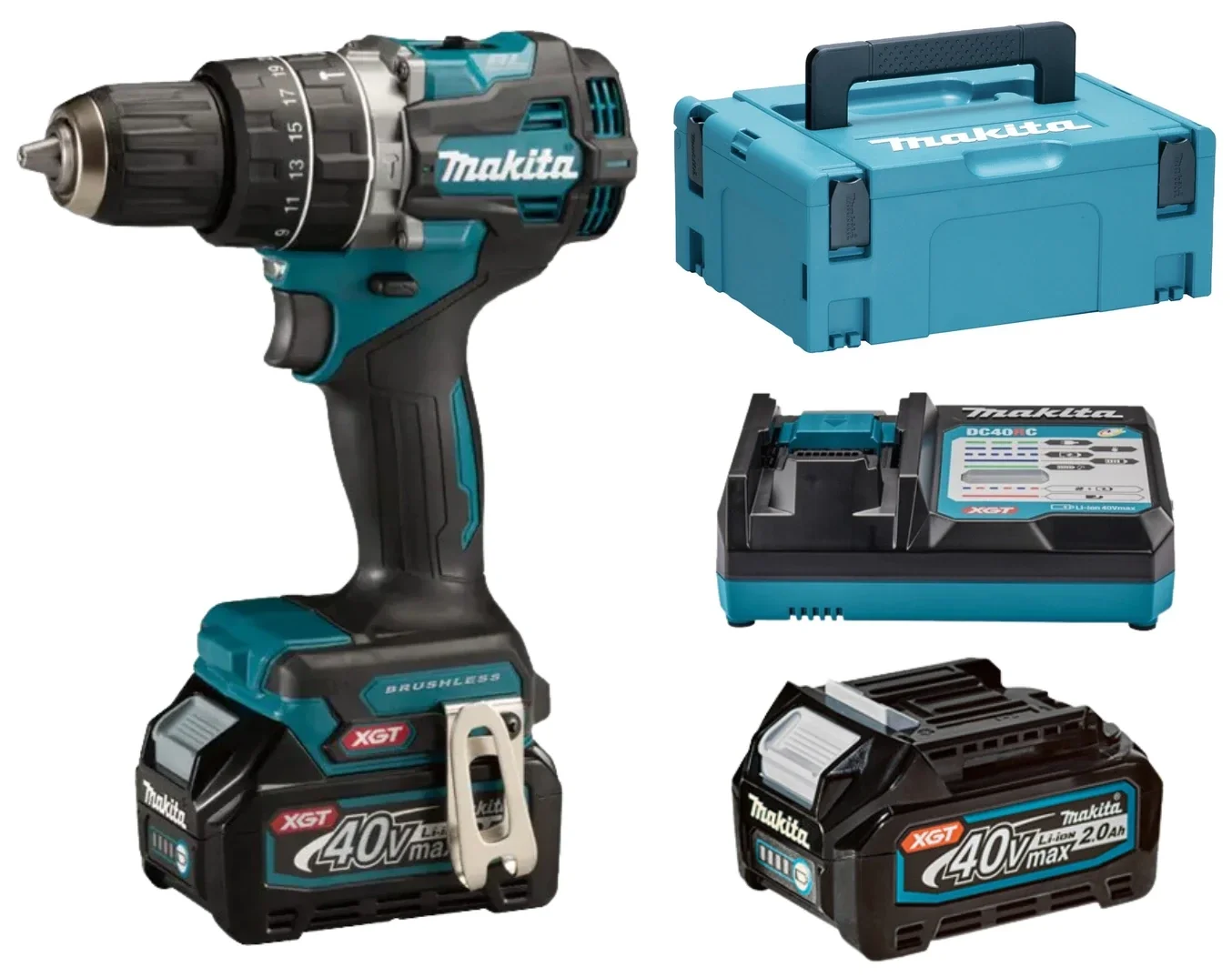 Makita Akum. wiertarko-wkrętarka udarowa XGT ® 64Nm 40V