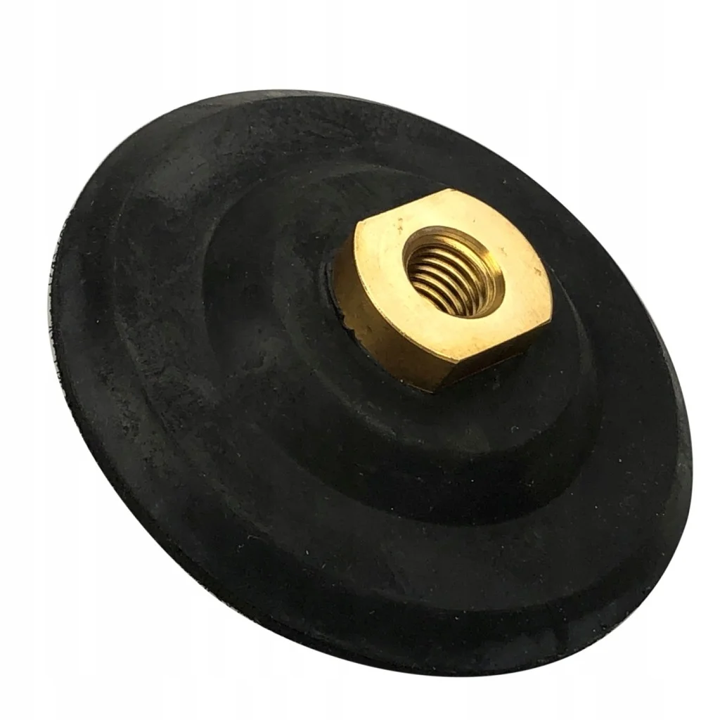 Uchwyt/adapter M14/rzep 100 mm do dysków polerskich elastyczny czarny