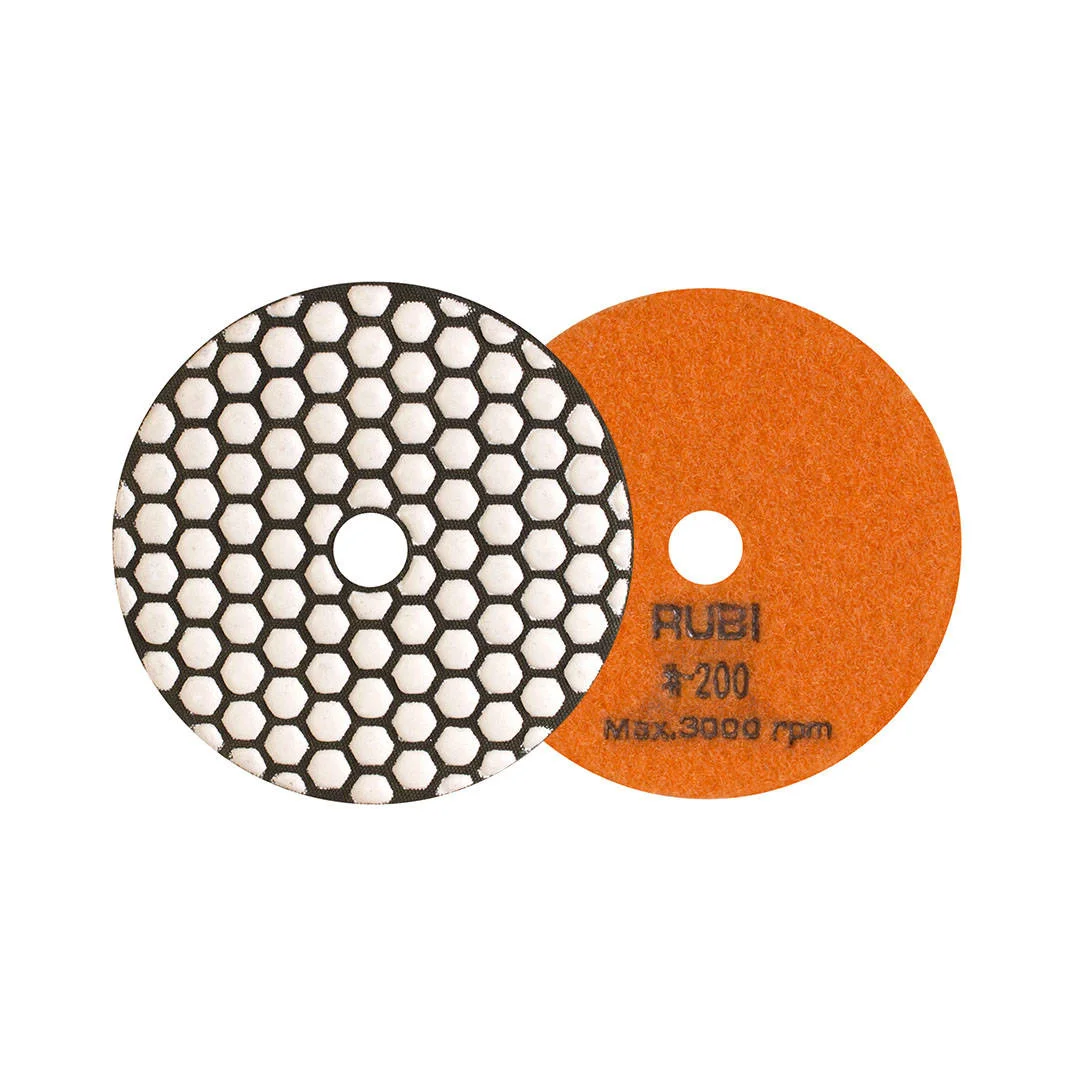 Nakładka polerska na sucho Ø 100mm - gradacja #200 RUBI 62972