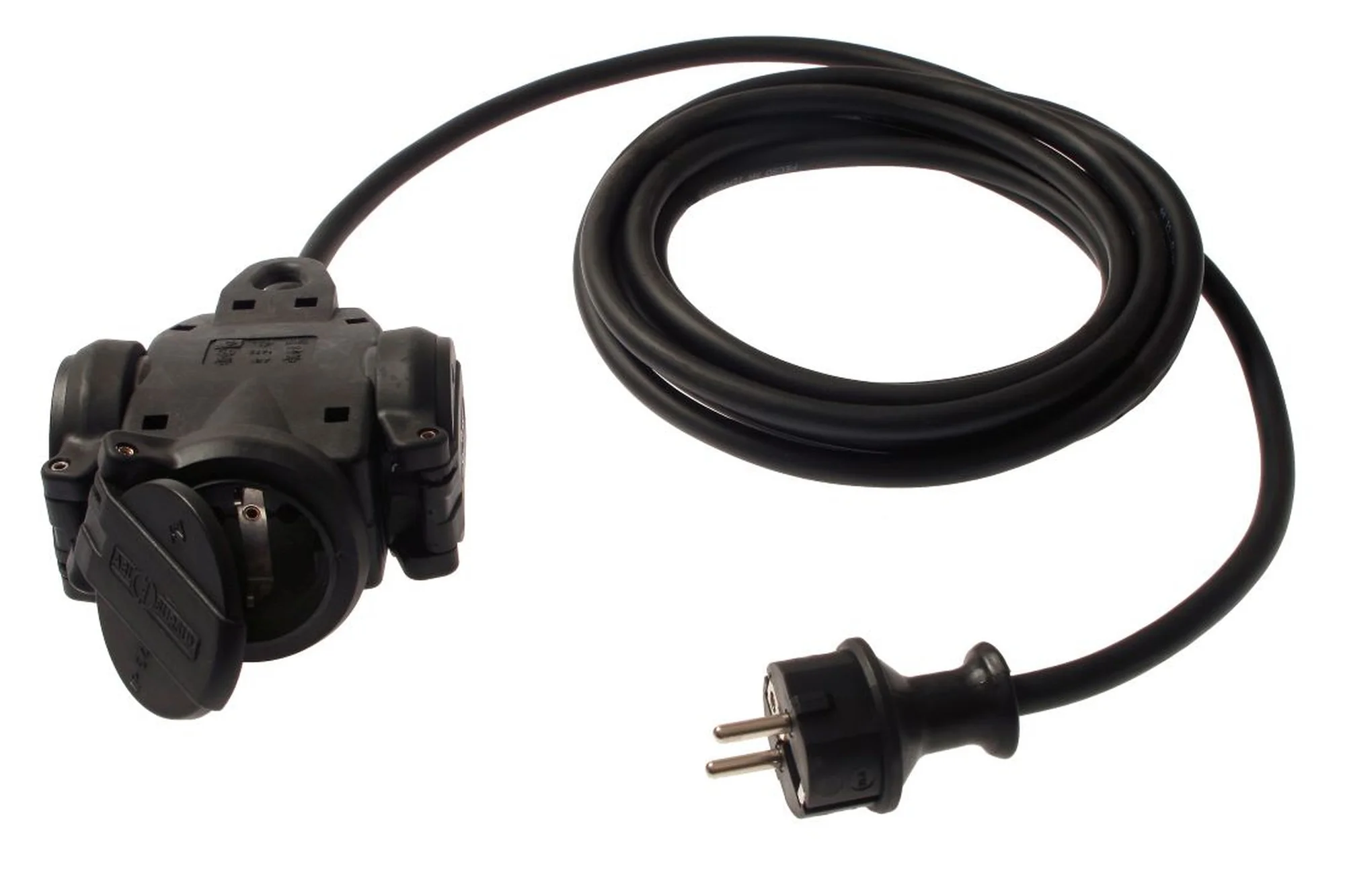 Przedłużacz 3-gniazdowy: 10 m H07RN-F 3G2,5 CZA IP44 "F"