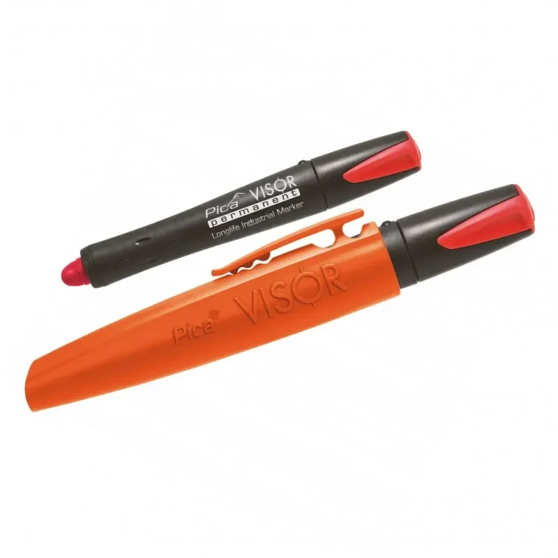 Pica Znacznik Woskowy Visor Permanentny Uniwersalny Czerwony Do Powierzchni Gładkich I Szorstkich