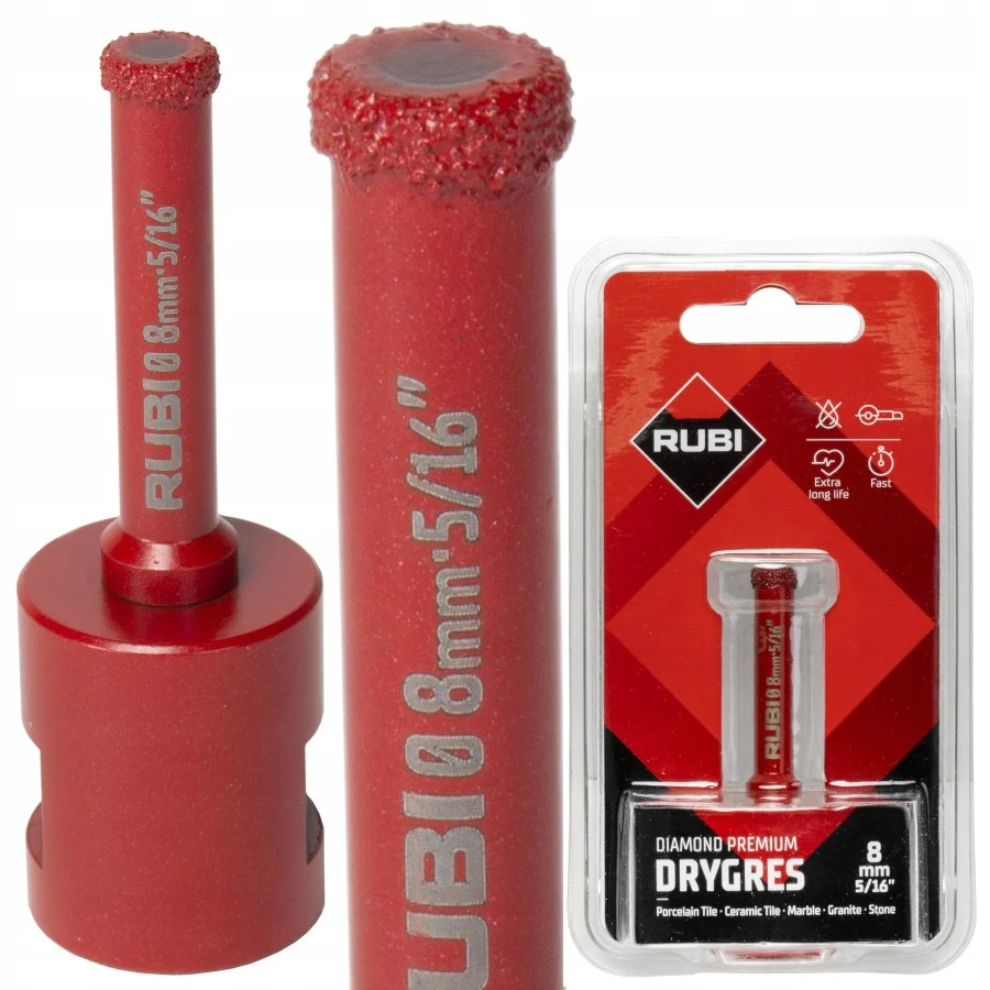 WIERTŁO DRYGRES PREMIUM RUBI Ø 8 mm 06918