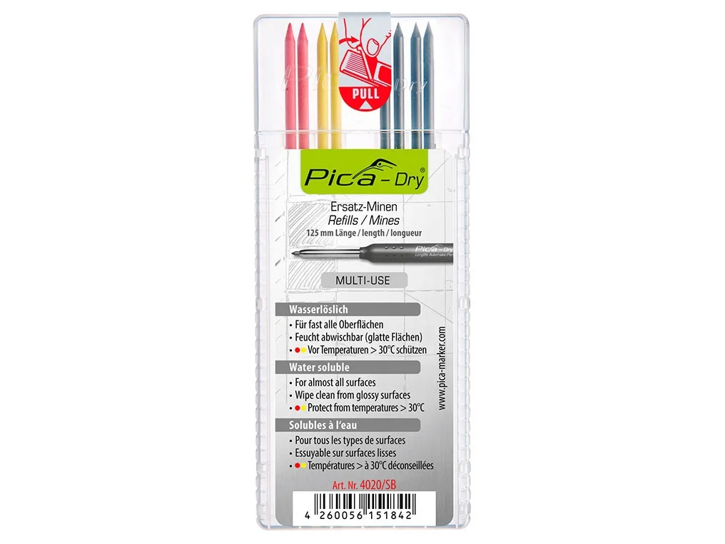 Wkłady podstawowe Pica Dry - 3 kolory PICA4020