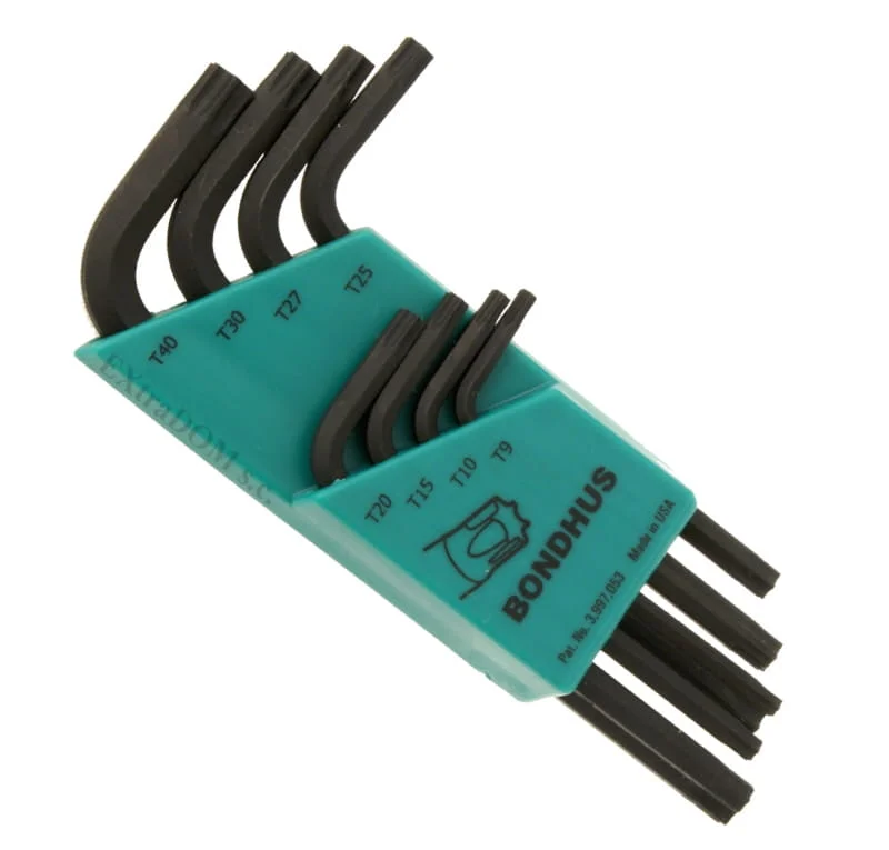Kpl.kluczy imbusowych torx TX9-40 Bondhus