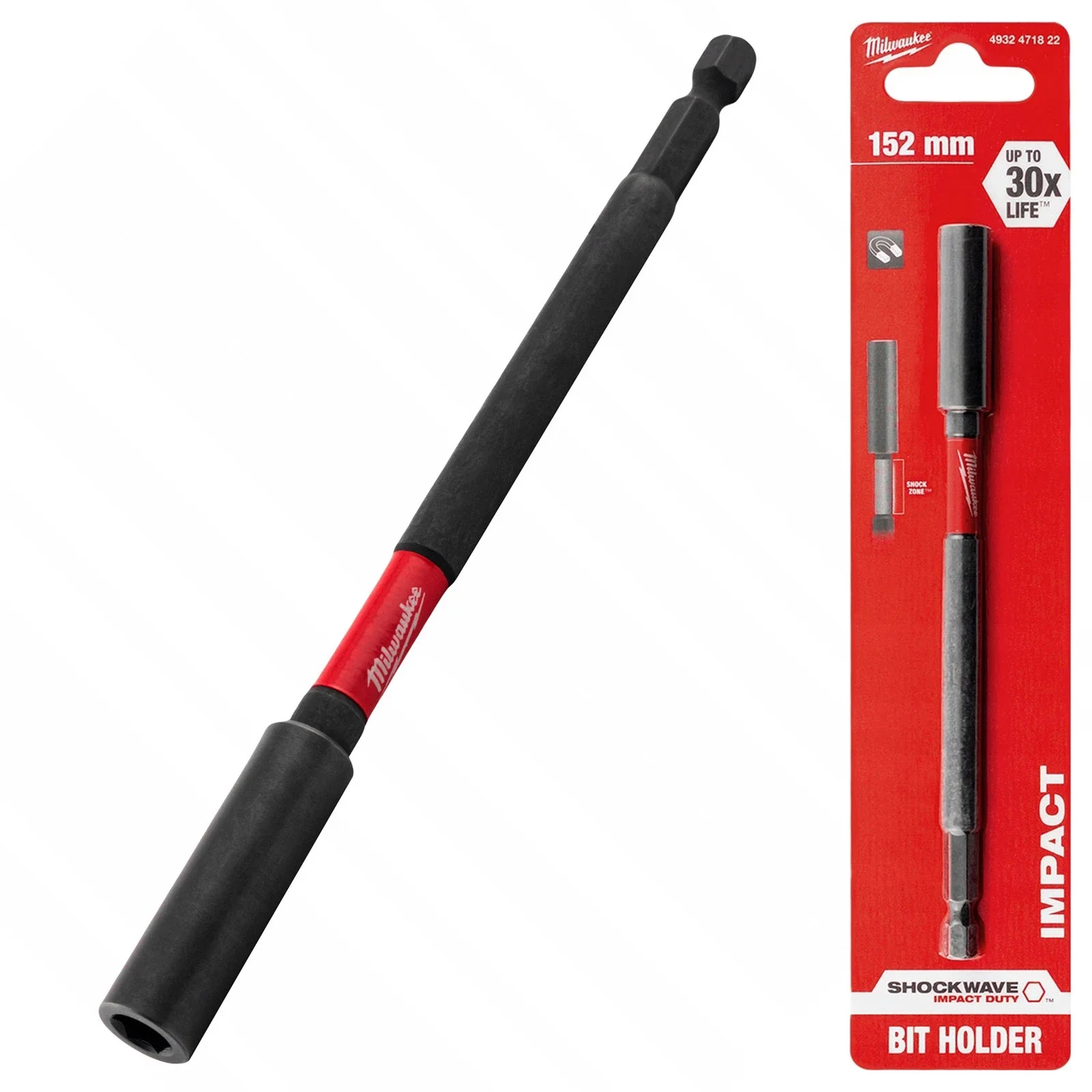 Uchwyt, końcówka magnetyczna do bitów przedłużka 152 mm Milwaukee Shockwave