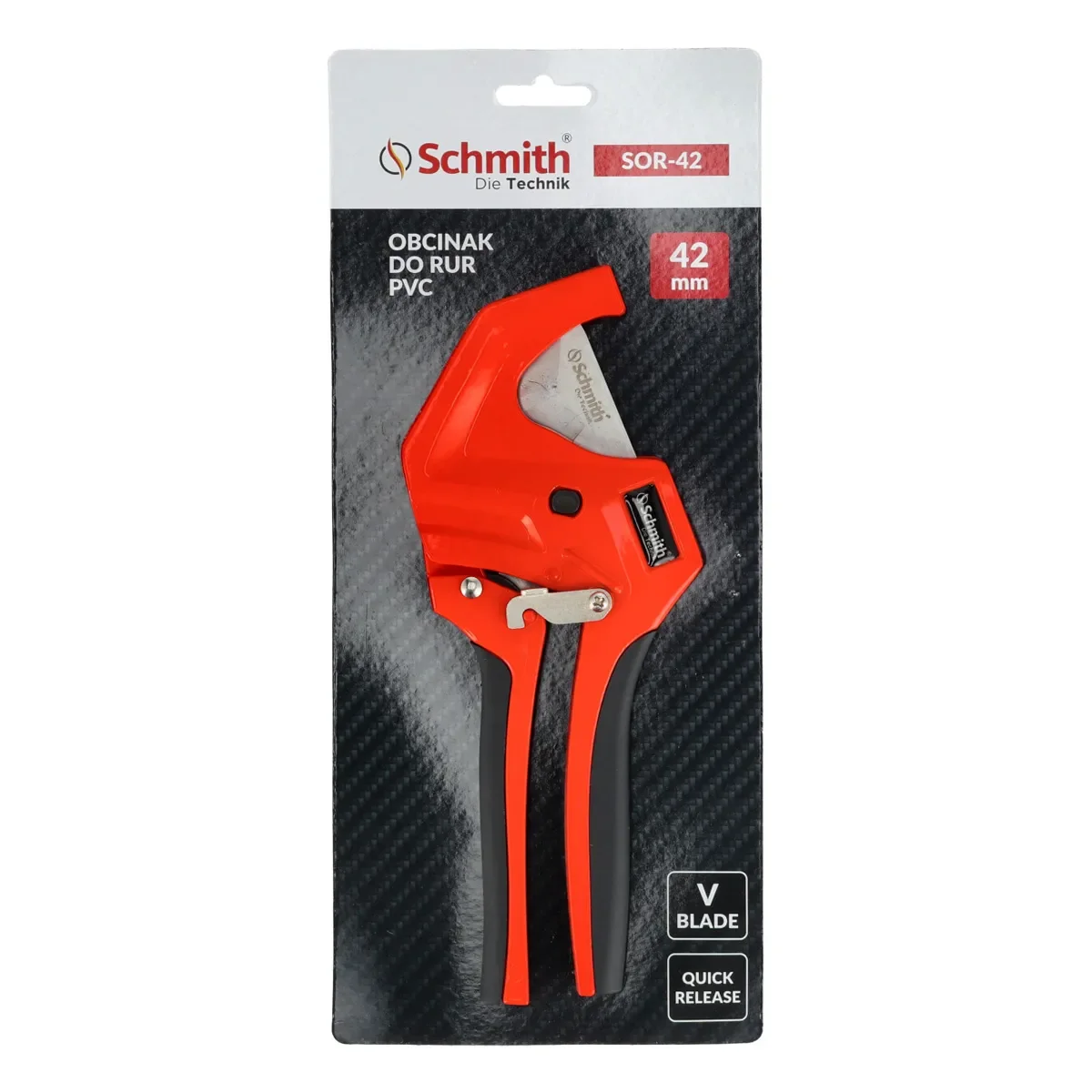 Obcinak nożyce do rur PVC PE PEX PP 42 mm SOR-42