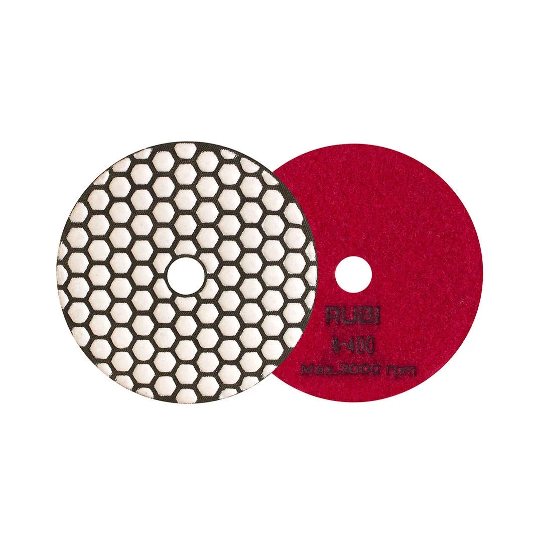 Nakładka polerska na sucho Ø 100mm - gradacja #400 RUBI 62973