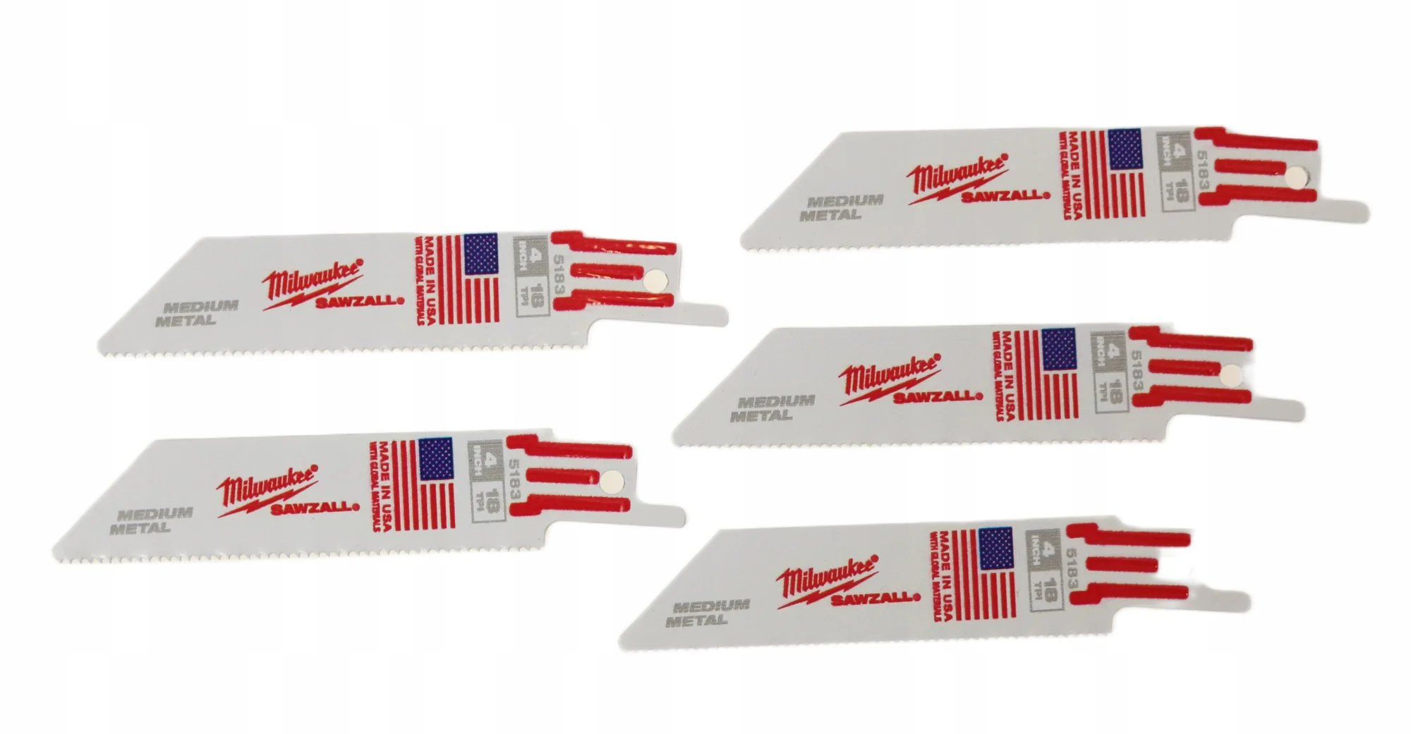 Milwaukee Brzeszczot do metalu 100mm/18TPI/5 szt