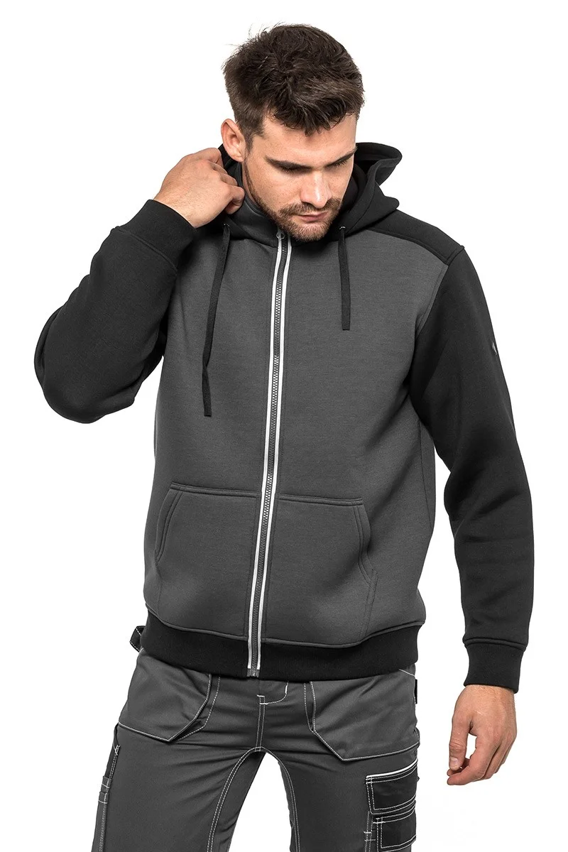 AVACORE Bluza robocza piankowa HELBOS szaro-czarna